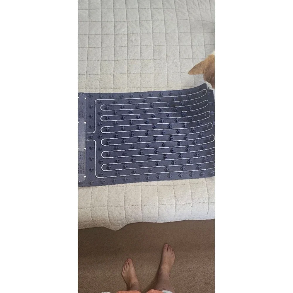 Unbranded Blue and White Heating Pad One Size 24 in by 15.7in
